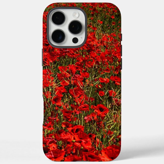 Coques Case-Mate iPhone Poppies rouges (Verso)