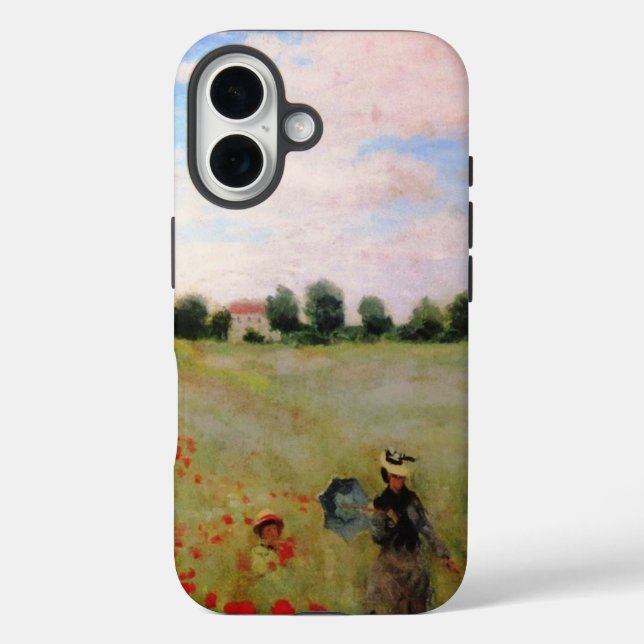 Coques Case-Mate iPhone Poppies rouges par Monet - Poppy Field Parasol Fem (Verso)