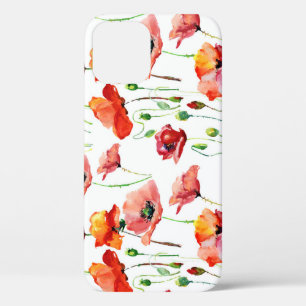 Case-Mate iPhone Case Poppy Blossom : Simple Arrière - plan sans couture