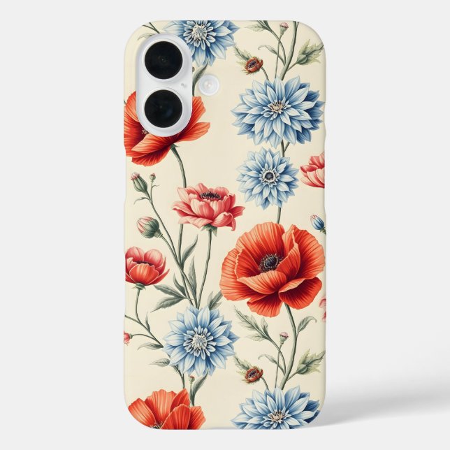 Coques Case-Mate iPhone Poppy et Dahlia (Verso)