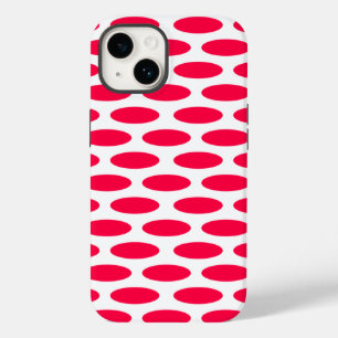 Coque Pour iPhone 14 Poppy Modern Oval à Emporiomoffa