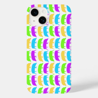 Coques Pour iPhone Porcs multicolores jaune vert pourpre bleu