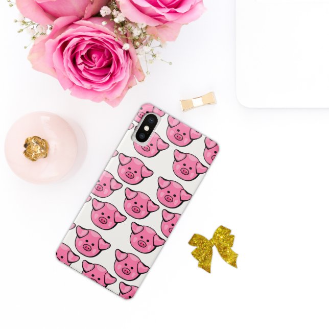 Coques Case-Mate iPhone Porcs roses mignons (Créateur téléchargé)