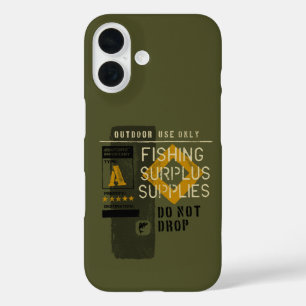 Coque Pour iPhone 16 Porte-cadeau graphique unique Pêcheur-pêcheur