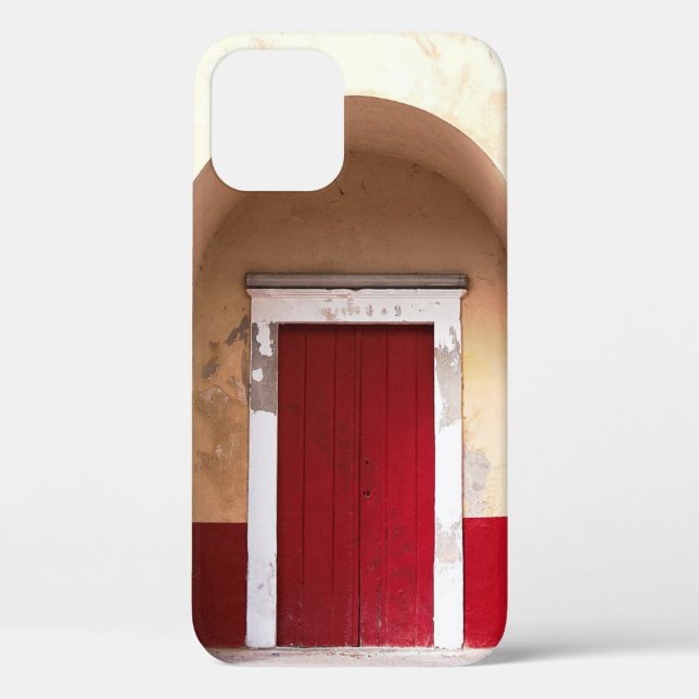 COQUES Case-Mate iPhone PORTE EN BOIS ROUGE (Verso)