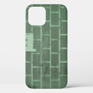 Case-Mate iPhone CASE PORTE EN BOIS VERT AVEC LEVER DE PORTE EN ACIER VE