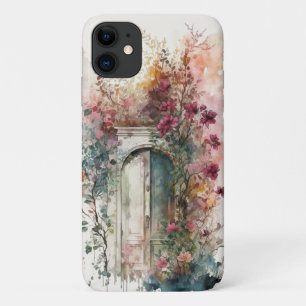 Case-Mate iPhone Case Portes en bois caché jardin secret rêve aquarelle