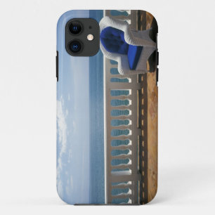 Coques Pour iPhone Porto Rico. Chaise en osier et terrasse carrelée à