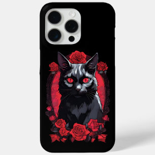 Coque Case-Mate iPhone Portrait animal gothique Chat noir