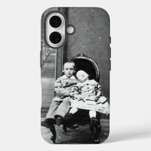 Coque Pour iPhone 16 Portrait antique hantant de frères et sœurs