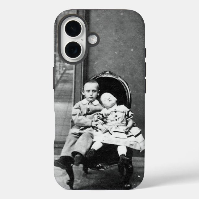 Coques Case-Mate iPhone Portrait antique hantant de frères et sœurs  (Verso)