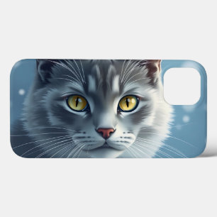 Case-Mate iPhone Case Portrait bleu russe paisible avec blues doux