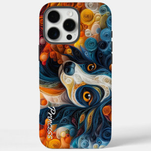 Coque iPhone 16 Pro Max Portrait coloré chinois en crête