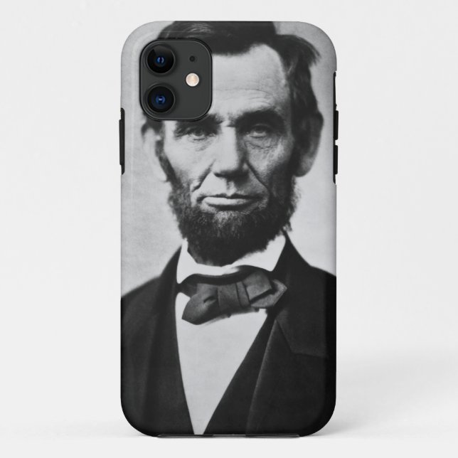 Coques Case-Mate iPhone Portrait d'Abraham Lincoln (Dos)