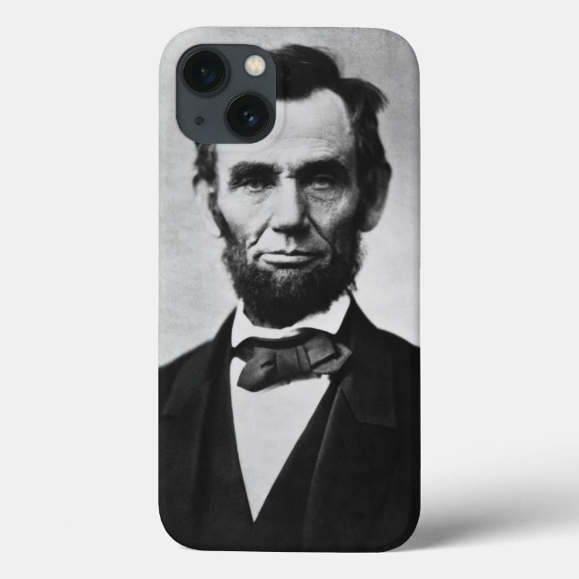 Coques Case-Mate iPhone Portrait d'Abraham Lincoln (Verso)