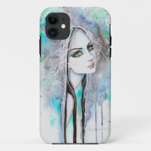 Case-Mate iPhone Case Portrait d'art moderne aquarelle de fantôme aux ye