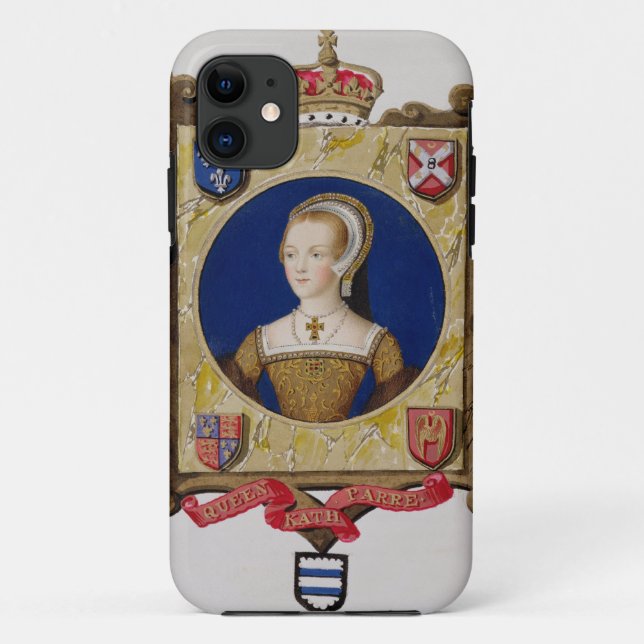 Coques Case-Mate iPhone Portrait de 1512-48) 6èmes reines de Catherine (Dos)