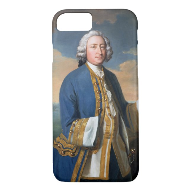 Coques Case-Mate iPhone Portrait de 1709-87) participations de capitaine (Dos)