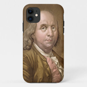 Coque Case-Mate Pour iPhone Portrait de Benjamin Franklin (1706-90), de 'le