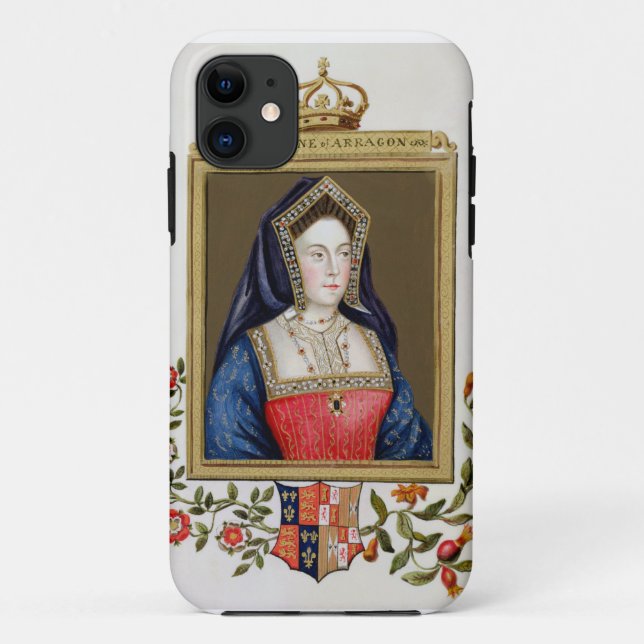 Coques Case-Mate iPhone Portrait de Catherine d'Aragon (1485-1536) ęrs Qu (Dos)
