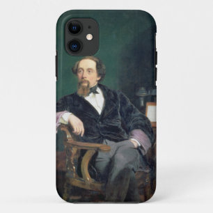 Case-Mate iPhone Case Portrait de Charles Dickens (huile sur la toile)