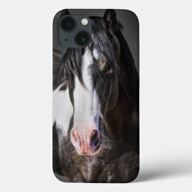 Coques Case-Mate iPhone Portrait de cheval II (Verso)