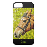 Portrait de cheval Nom personnalisé