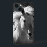 iPhone 13 Coque Portrait de cheval V<br><div class="desc">Animaux</div>