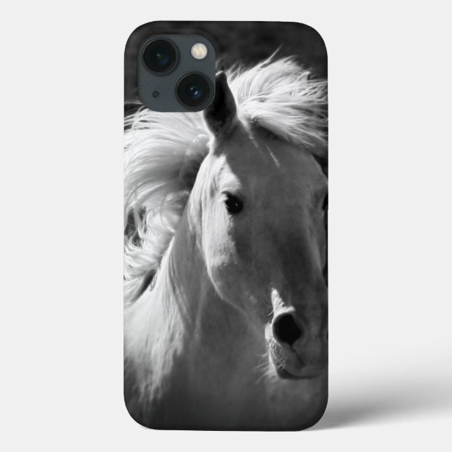 Coques Case-Mate iPhone Portrait de cheval V (Verso)