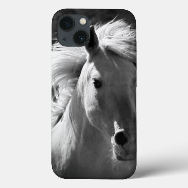 Coques Case-Mate iPhone Portrait de cheval V (Verso)