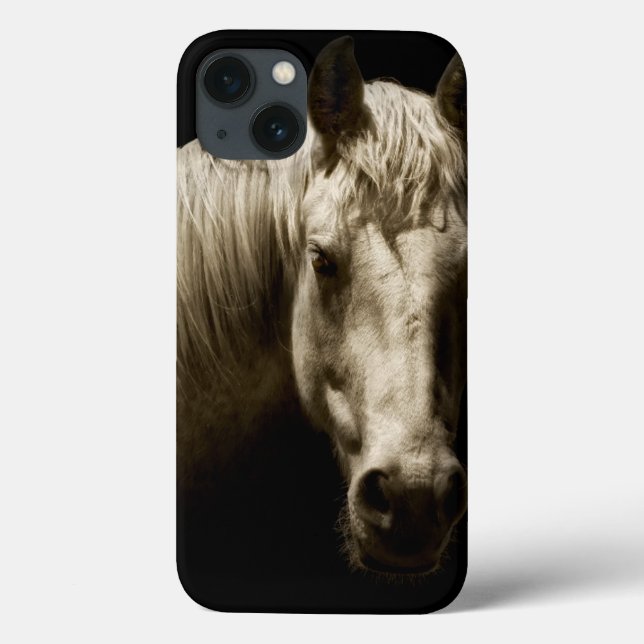 Coques Case-Mate iPhone Portrait de cheval VI (Verso)