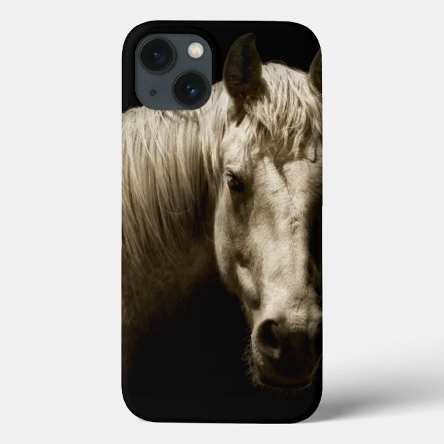 Coques Case-Mate iPhone Portrait de cheval VI (Verso)