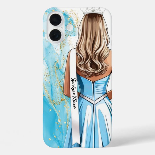 Coques Case-Mate iPhone Portrait de concours de Butterscotch personnalisé (Verso)