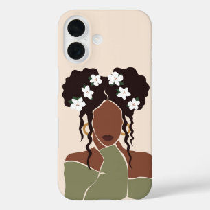Coque Pour iPhone 16 Portrait de femme Abstraite