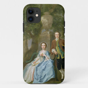 Coque iPhone 11 Portrait de George et de Margaret Rogers,