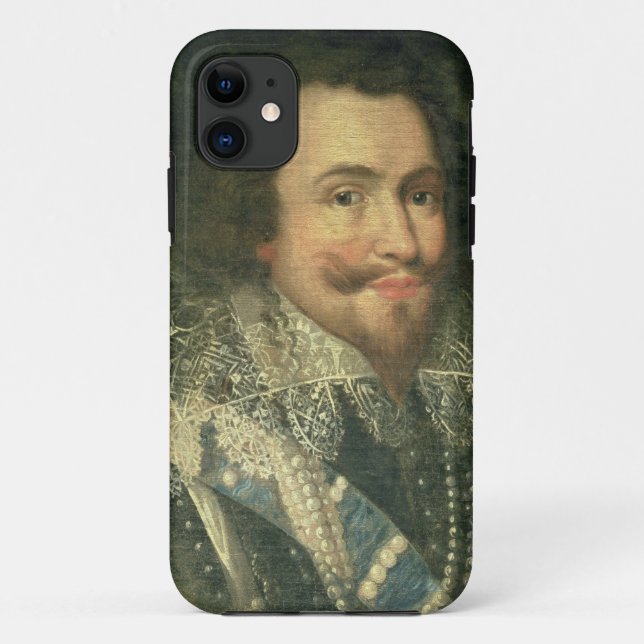 Coques Case-Mate iPhone Portrait de George Villiers, ęr duc de Buckingha (Dos)