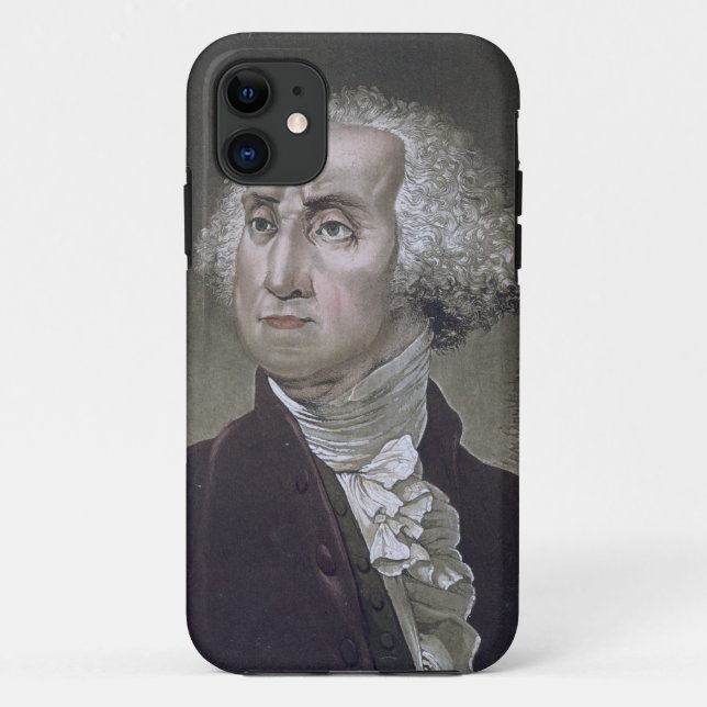 Coques Case-Mate iPhone Portrait de George Washington, de 'Le Costume An (Dos)