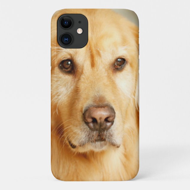 Coques Case-Mate iPhone Portrait de Golden Retriever (Dos)