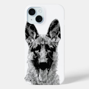 Coque Case-Mate iPhone Portrait du chien berger allemand