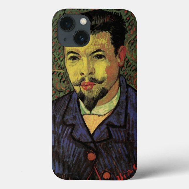 Coques Case-Mate iPhone Portrait du docteur Félix Rey par Vincent van Gogh (Verso)
