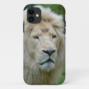 Coque Case-Mate iPhone Portrait du lion blanc