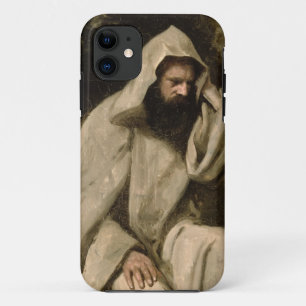 Coques Pour iPhone Portrait d'un moine, c.1840-45 (huile sur la