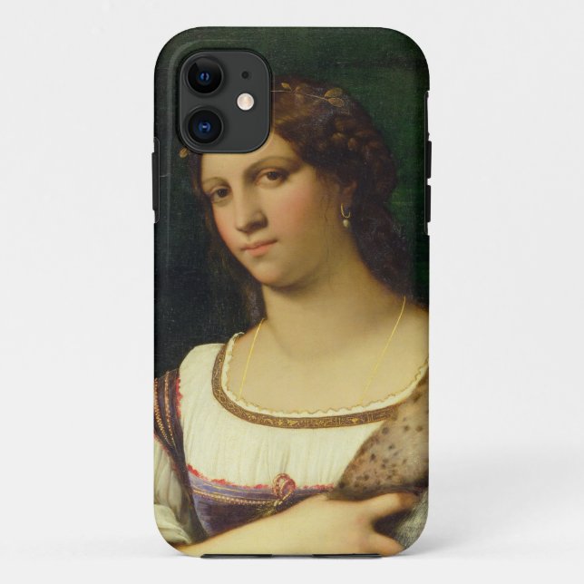 Coques Case-Mate iPhone Portrait d'une femme, 1512 (huile sur la toile) (Dos)