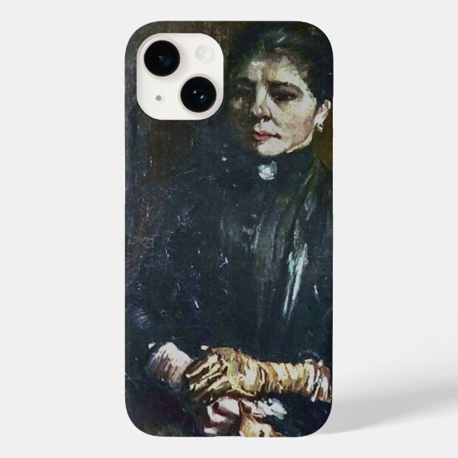 Coques Case-Mate iPhone Portrait d'une femme assise Van Gogh Peinture (Verso)