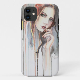Case-Mate iPhone Case Portrait d'une femme d'art moderne attitude