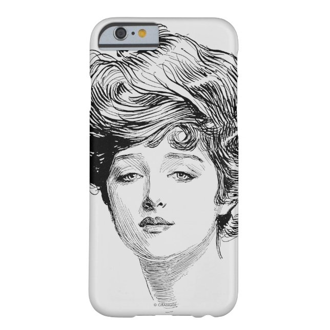 Coques Case-Mate iPhone Portrait d'une fille de Gibson, 1900 (Dos)