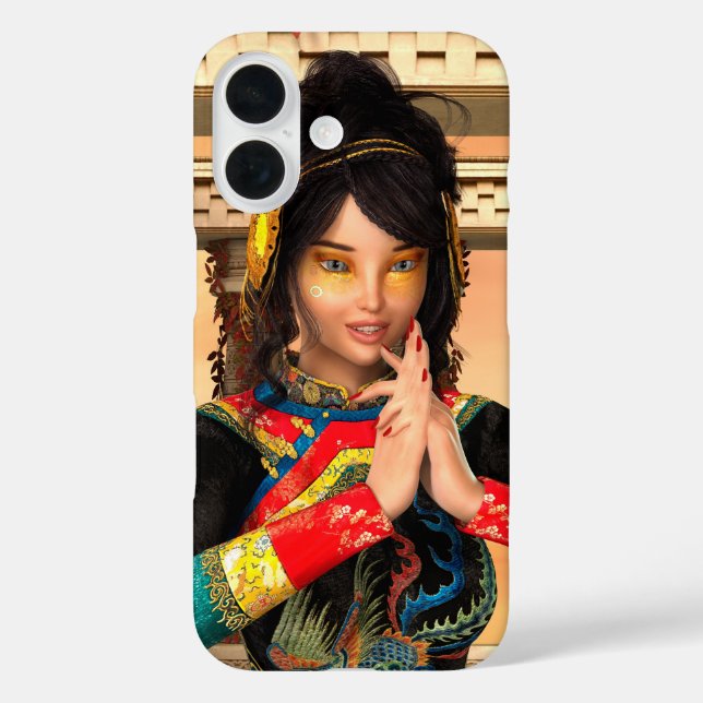Coques Case-Mate iPhone Portrait Fantastique d'Impératrice Chinoise (Verso)
