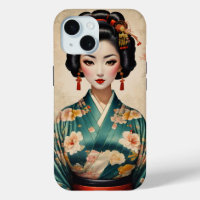 Portrait japonais vintage Geisha