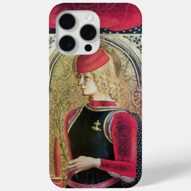 Coques Case-Mate iPhone PORTRAIT SAINT GEORGE, Rouge, Noir, Jaune or (Verso)