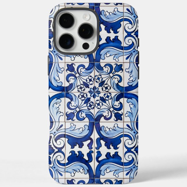 Coques Case-Mate iPhone Portugais Azulejo Carreaux vernis (Verso)